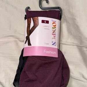 BRAND NEW TIGHTS TWO PAIRS WOKENS SIZE SMALL